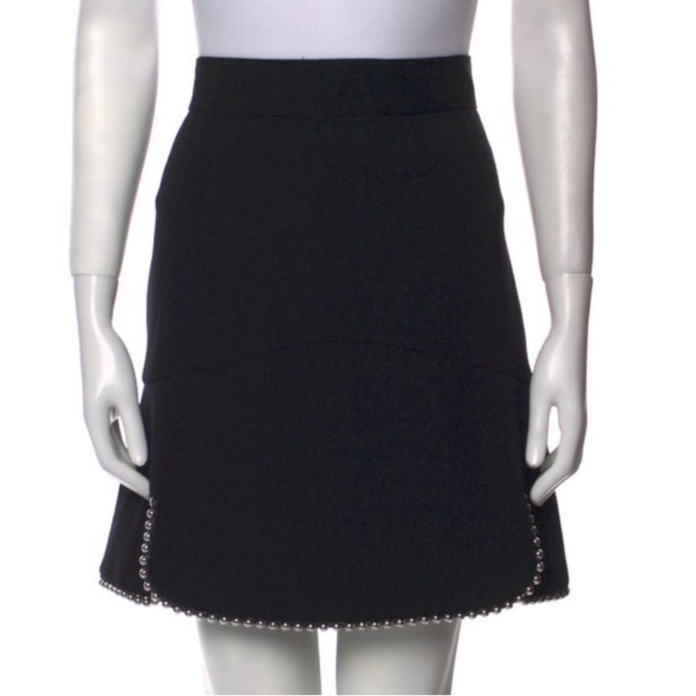 Alexander Wang Black Skirt with Studded Detail